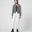 Iris Leather Biker Jacket