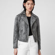 Iris Leather Biker Jacket