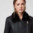 LEATHER BIKER JACKET