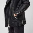 LEATHER BIKER JACKET