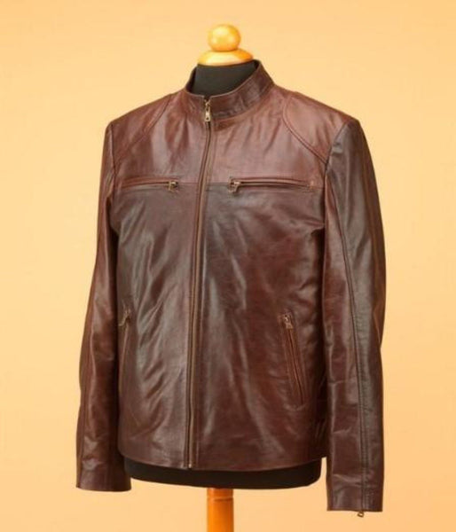 Classic leather jacket