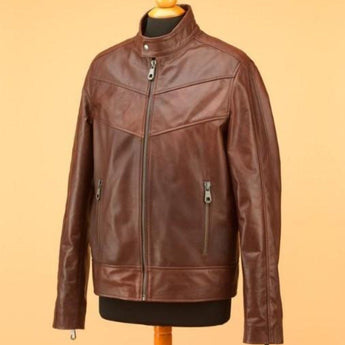 Wilson's Brown men leather jacket