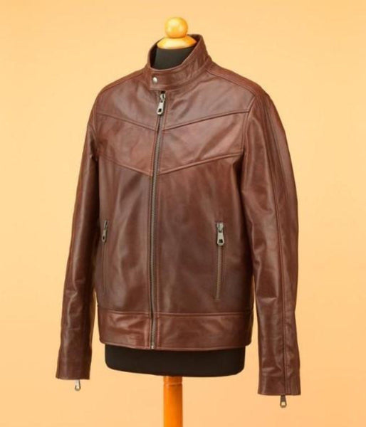 Wilson's Brown men leather jacket