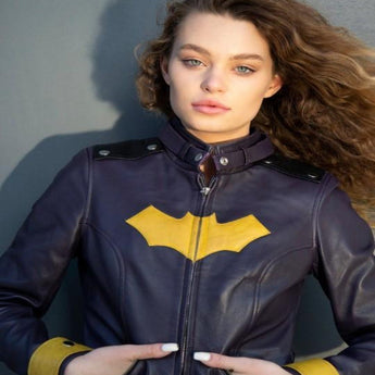 Women Bat Leather Jacket