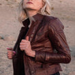 Womens leather jacket