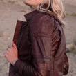 Womens leather jacket