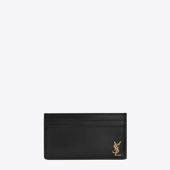 Saint Laurent Monogram Card Case Black