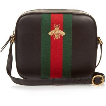 Gucci Leather Shoulder Bag Bee