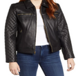 Quilted Lambskin Leather Jacket