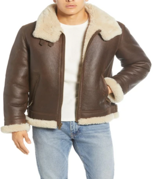 Leather Aviator Jacket