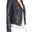 Lambskin Leather Moto Jacket