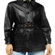 Casey Belted Leather Jacket