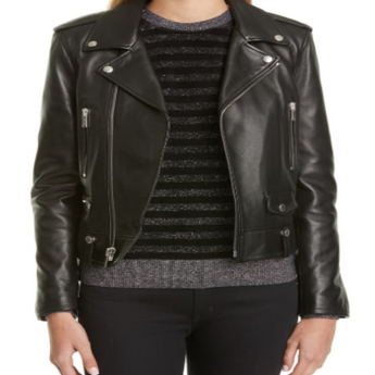 Leather Moto Jacket