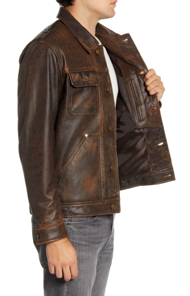 Leather Trucker Jacket