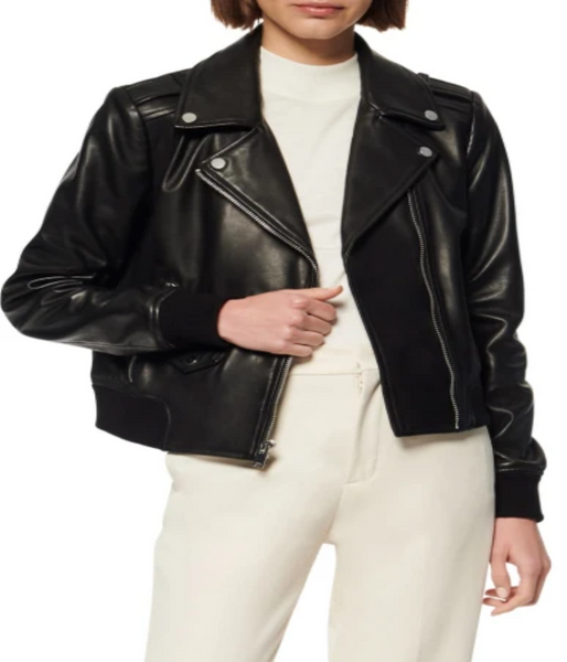 Sandino Leather Bomber Jacket