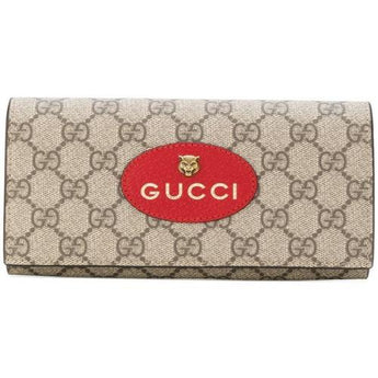 Gucci Neo Vintage Supreme Continental Wallet Red