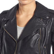 Lambskin Leather Moto Jacket