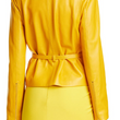 Pebbled Leather Moto Jacket