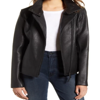 Leather Moto Jacket