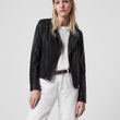 Vela Leather Biker Jacket