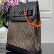 LV Steamer PM Taiga Leather Monogram Brown