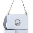 Fendi Kan I F White Leather Bag