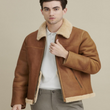 Zip Front Leather Jacket
