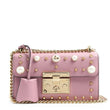 Gucci Padlock Shoulder Bag Pink With Pearls