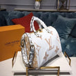 LV Speedy Bandouliere 30 Monogram Geant White