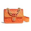 Chanel Flap Bag Orange