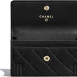 Chanel Boy Small Flap Wallet Black