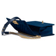 Chanel Boy Medium Handbag Blue