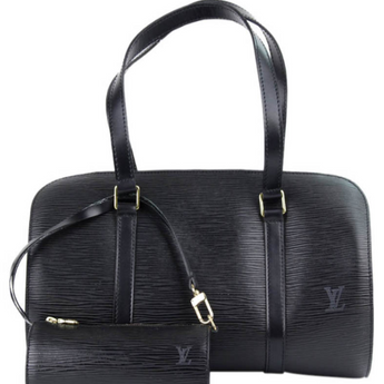 LV Soufflot Bag Black Epi Leather Noir