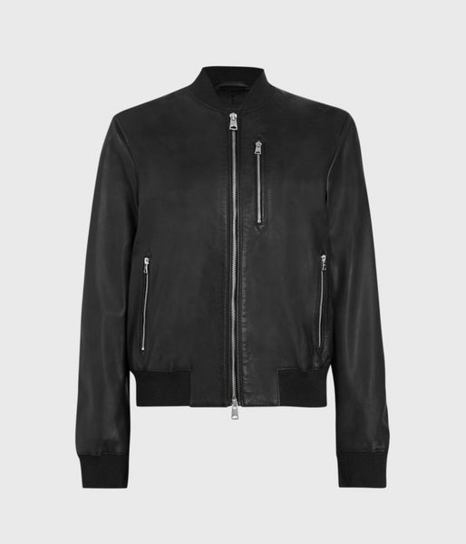 Remy Leather Bomber Jacket