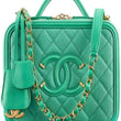 Chanel Small Vanity Case Green
