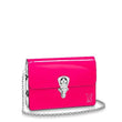 LV Cherrywood Chain Wallet Patent Leather Monogram Berlingot Pink