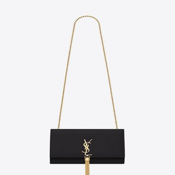 Saint Laurent Kate Medium Tassel Black Velvet
