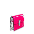 LV Cherrywood Chain Wallet Patent Leather Monogram Berlingot Pink