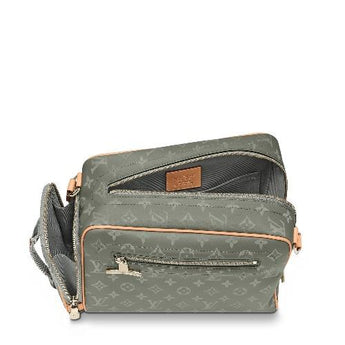 LV Camera Bag Monogram Titanium