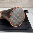Celine Small Drawstring Bag In Triomphe Canvas