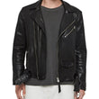 ROUNDHOUSE BIKER LEATHER JACKET
