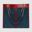Gucci Rajah Large Tote Dark Blue
