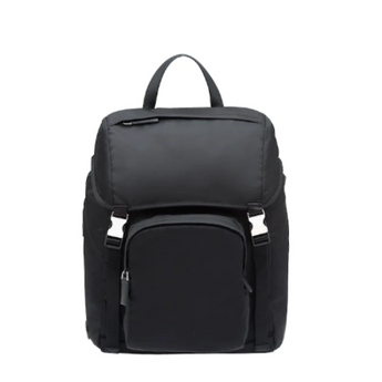 Prada Technical Fabric Backpack Black