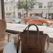 Celine Nano Luggage Tote Tan