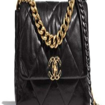 Chanel 19 Large Flap Bag Black