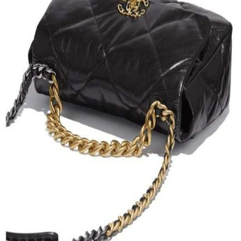 Chanel Le Boy Wallet On Chain – WOC Black Caviar Gold-Toned