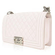 Chanel Boy Medium Handbag White