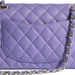 Chanel Classic Clutch With Chain – CWC Caviar purpul Gold-Toned