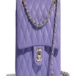 Chanel Classic Clutch With Chain – CWC Caviar purpul Gold-Toned