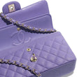 Chanel Classic Clutch With Chain – CWC Caviar purpul Gold-Toned